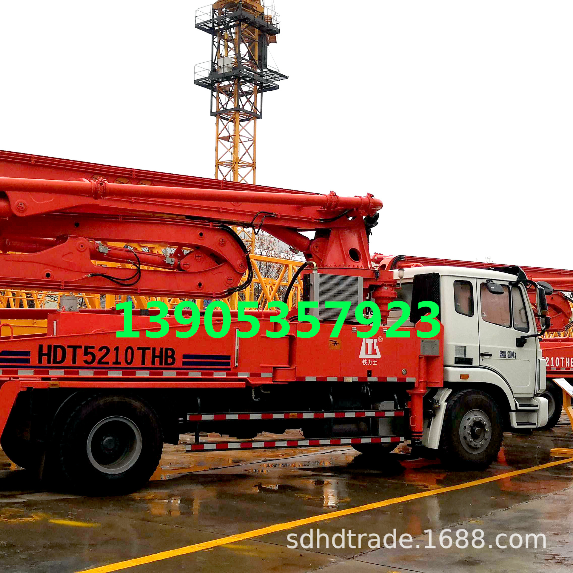 52米建筑工地泵车 水泥混凝土泵车 五十铃泵车水泥泵车 价格优惠