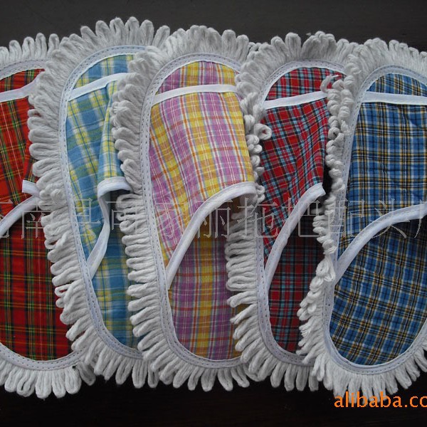 懒人擦地拖鞋卫浴拖把一次性拖把卧室家用清洁擦地棉纱雪尼尔擦地