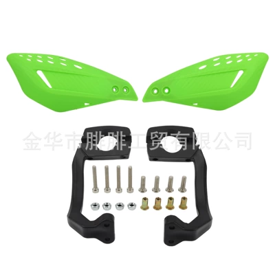 Anti-Fall Brake Lever, Horn – Motosiklet ləvazimatları və aksesuarları - carbon-fiber-pattern-double-sided-windshield-green