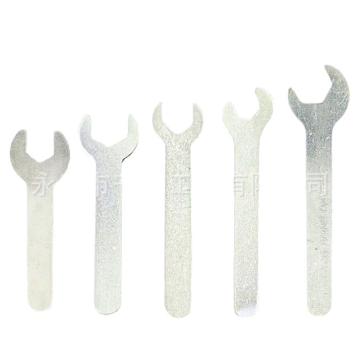 Los fabricantes suministran llave abierta de un solo cabezal, llave pequeña de estampado, llave de plancha de hierro barata, llave desechable de un solo cabezal