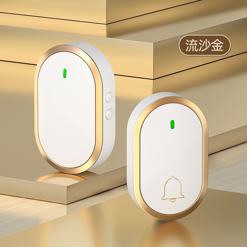 门铃无线家用远距离智能电子摇控门玲一拖一二病人老人呼叫器新款