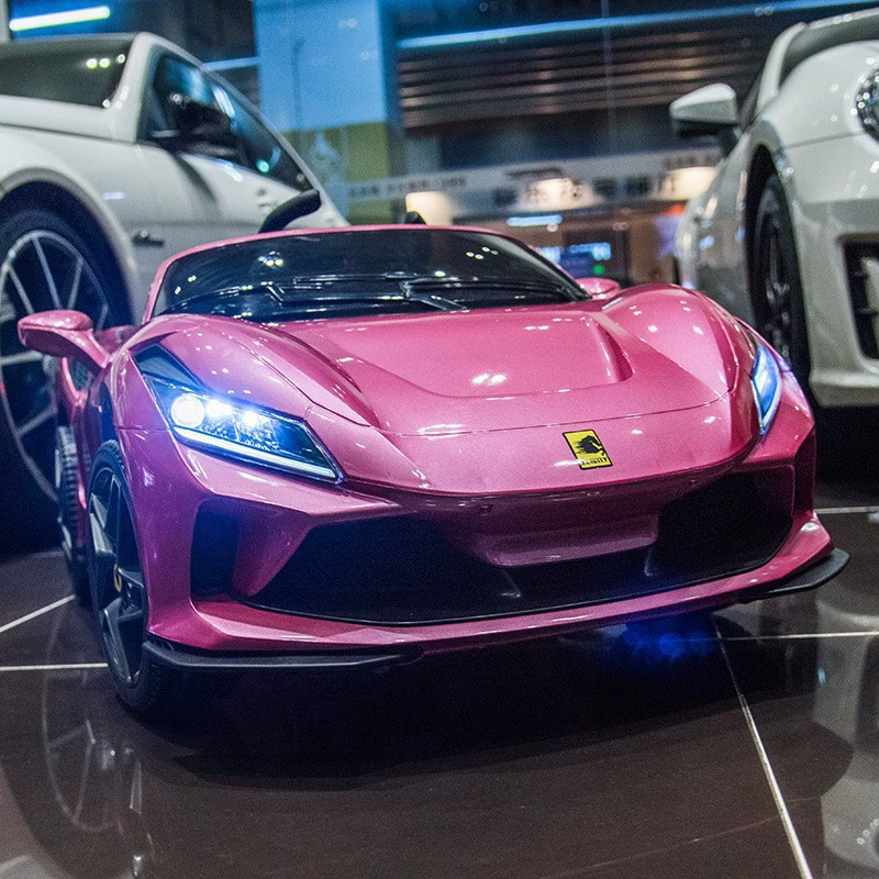 Ferrari игрушечный электромобиль, полноприводный транспорт с сиденьем, пульт дистанционного управления, для 1–12 лет