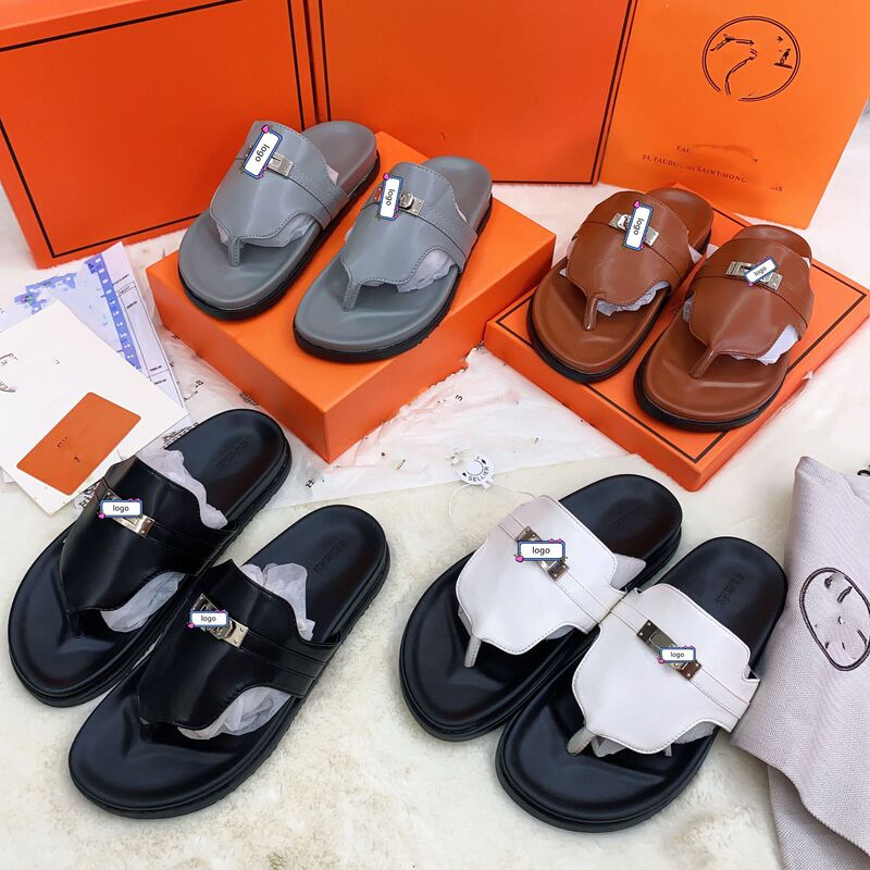 2026 Sandals with Metal Buckle, Thick-Soled Beach Slippers for Women 2026 Sandals with Metal Buckle, Thick-Soled Beach Slippers for Women