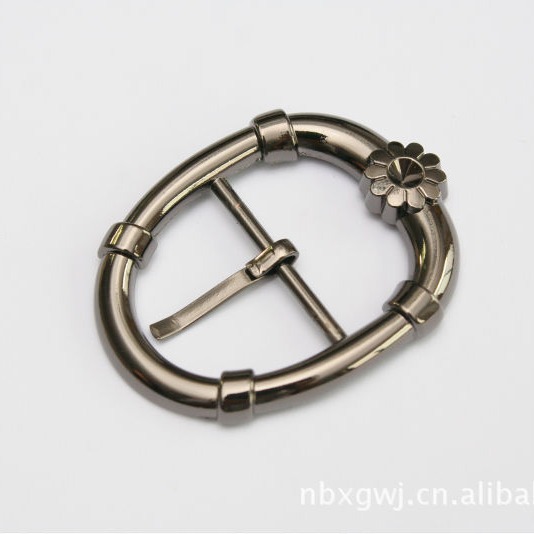 复古小花金属质感皮带扣 美观大方时尚皮带扣调节扣五金辅料扣子