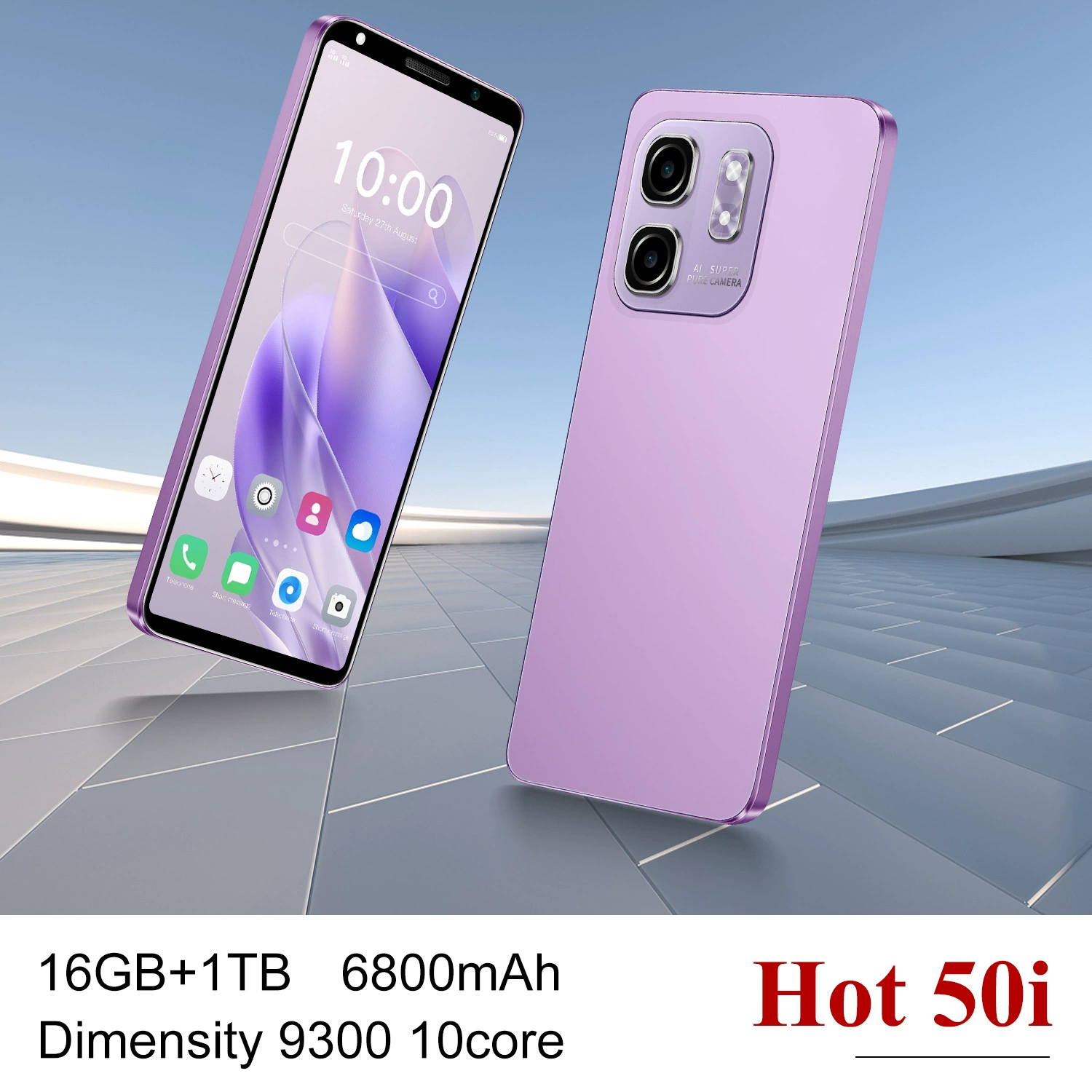 Новый мобильный телефон для внешней торговли Hot50 i, 5.5" экран incell, 1+16GB, Android 8.1, смартфон
