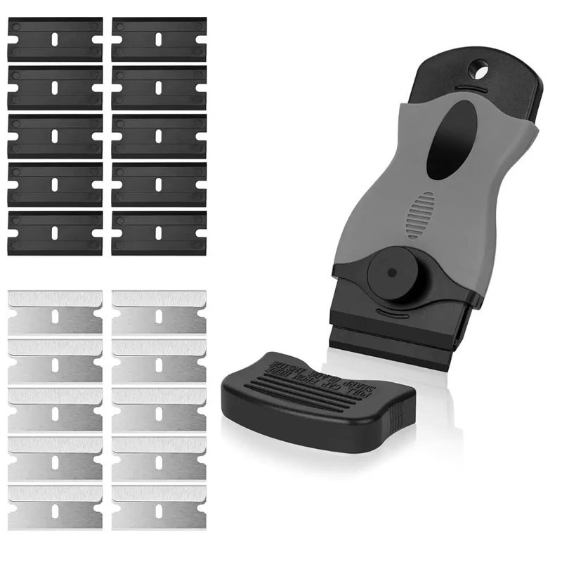 清洁铲子刀多功能双头小铲刀除胶小刮刀汽车贴膜工具除污加长铲子