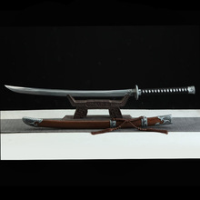 绣春刀剑一体唐横刀花纹钢手工锻打兵器清腰刀摆件把玩刀具未开刃