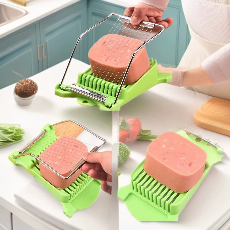 Нарезанное на ломтики мясо обеденная ветчина колбаса артефакт большая нарезка 5 мм, инструмент для картофеля