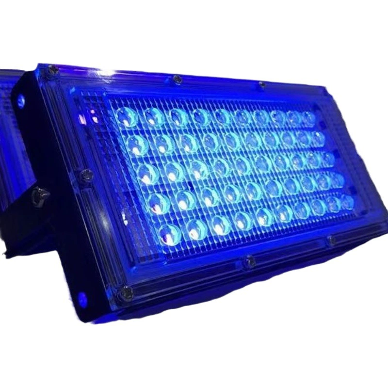 Ультрафиолетовый (УФ) прожектор 395 нм для сценического освещения, светодиодный, с европейским и американским стандартным шнуром питания