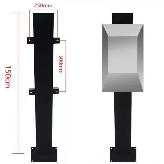 Cyber Charging Column Stand for Outdoor Use, Compatible with New Energy Vehicles Y/S/X Third Generation