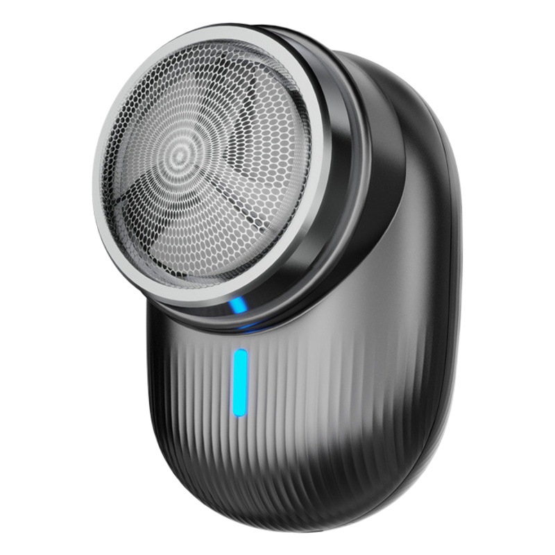 Tiktok Venta caliente mini máquina de afeitar eléctrica USB recargable impermeable los hombres viaje portátil barba cuchillo