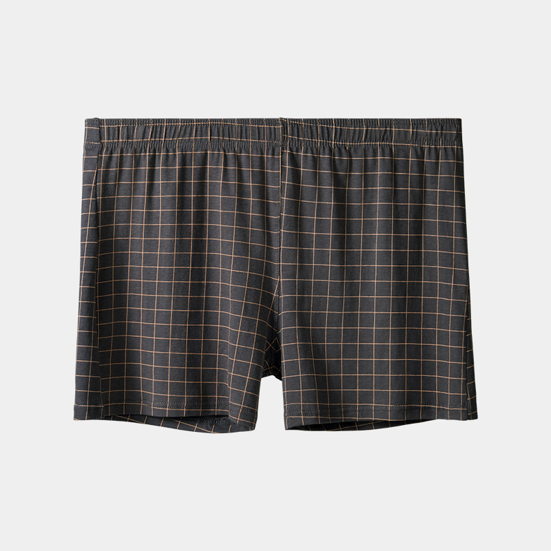Pantalones de algodón para hombres, pantalones interiores grandes cómodos y transpirables, pantalones interiores caseros de algodón para hombres, sueltos.