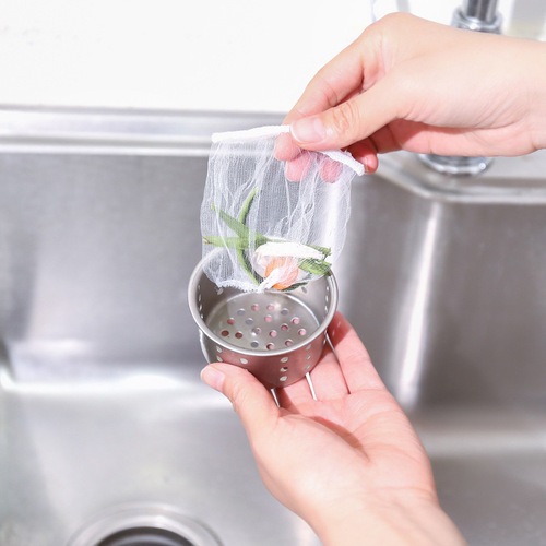 Kitchen sink filter, drain port residue garbage bag, anti-clogging vegetable basin water-proof bag, water-cut bag wholesale