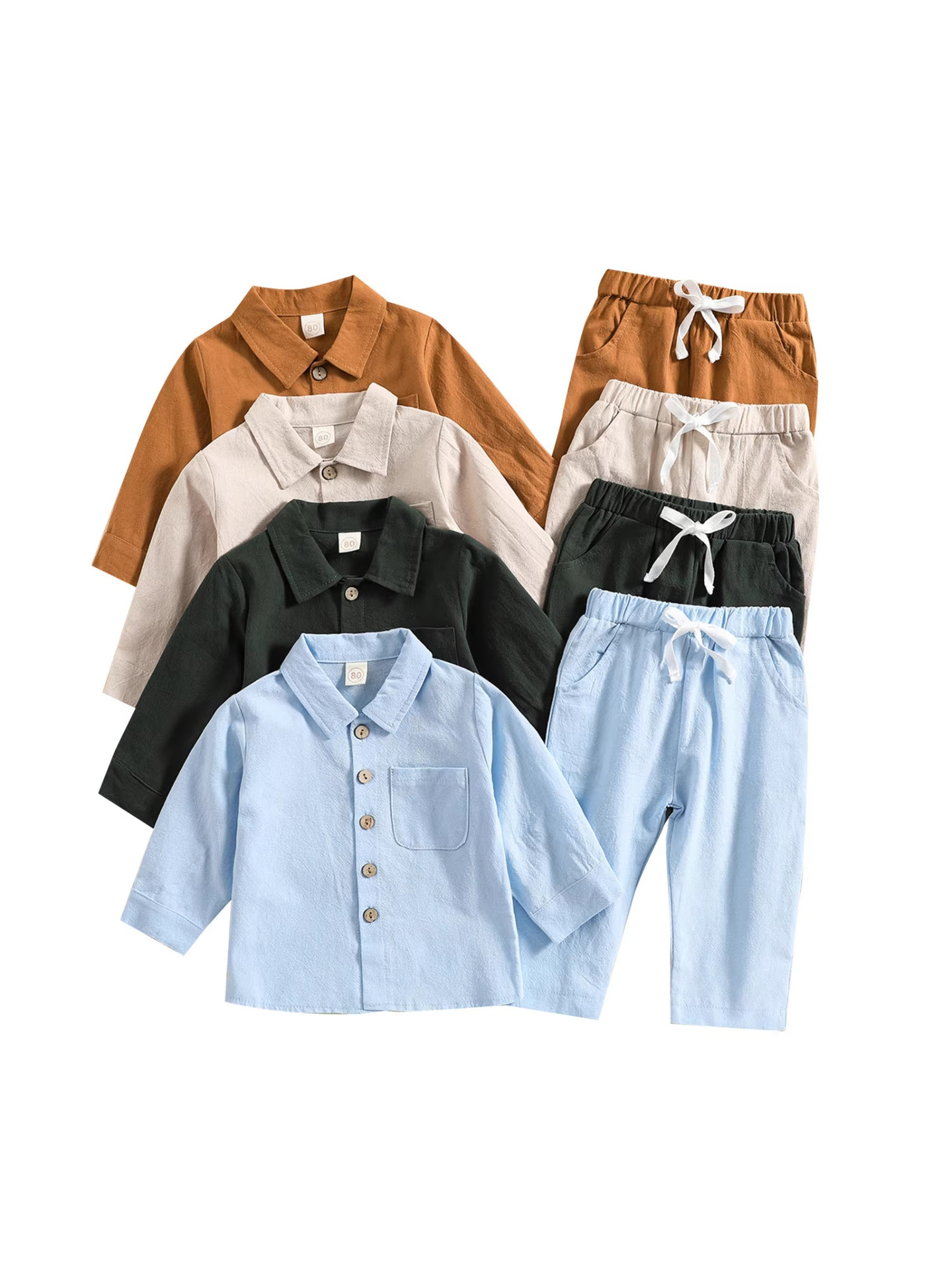 solid color set for boys