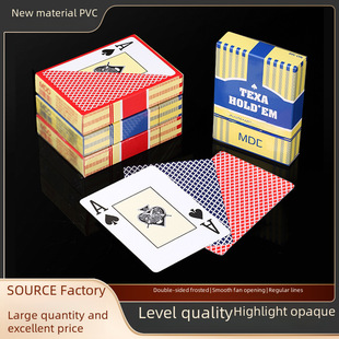 Waterproof plastic matte playing cards PVC, card, Birthday gift, wholesale