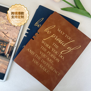 Cross-Border Creative Hand Ledger A5 Business Office Notepad Amazon Creative Portable Diary Notebook Customization