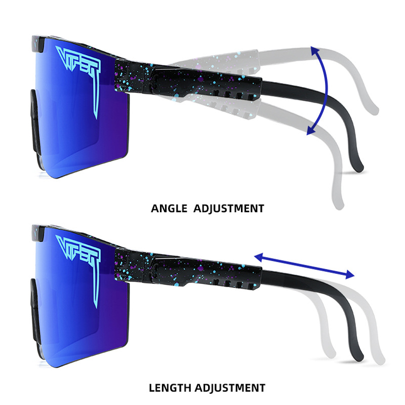 Pit Viper Set of Polarized Sunglasses, Cycling Outdoor Sports Goggles, Octal Bicycle Goggles