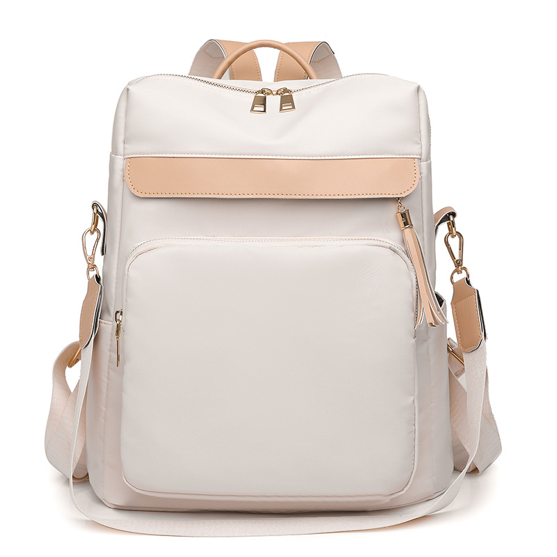 2023 verano nuevo estilo coreano damas tela Oxford mochila moda contraste color literario multifuncional mochila de un solo hombro marea