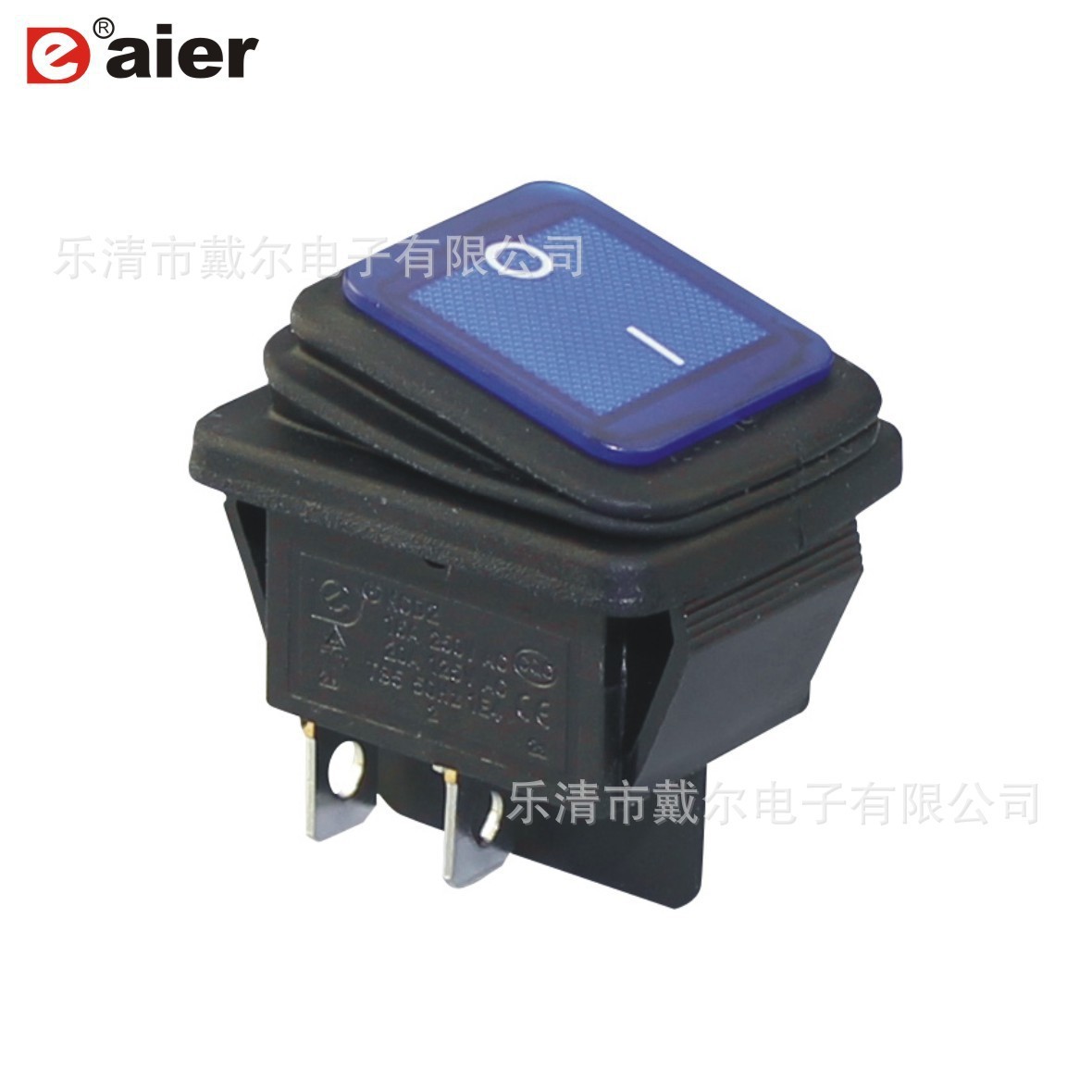 品质优良 KCD2-201NW 按键开关 电源开关 船型开关 防水开关