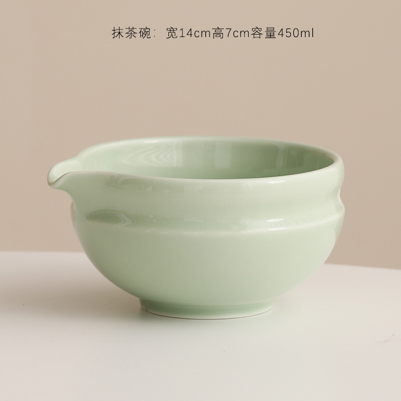 抹茶窑变4件套百本立茶筅立组合点茶抹茶打茶器工具套装创意|undefined