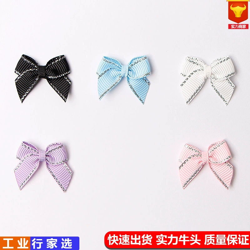 [Spot 5 цветов] лента Sime Ribbon полиэстер серебристая нить пояс оптовая сумка талия бант ручная работа DIY