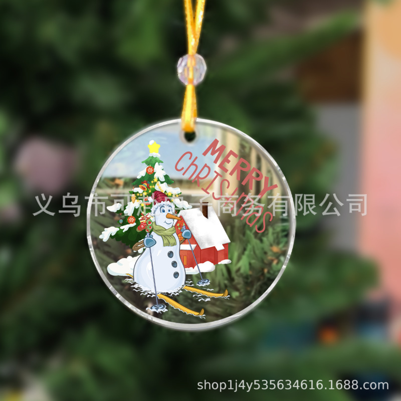 現物クロスボーダー透明アクリルクリスマスクリスマスツリー装飾家庭装飾装飾装飾装飾置物|undefined