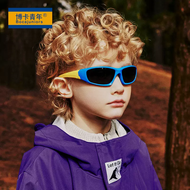 新款男女儿童偏光镜太阳镜运动户外偏光墨镜时尚小孩遮阳眼镜805