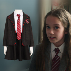 瑪蒂爾達cos服霍滕西亞兒童款學生校服cosplay魔法師萬聖節表演服