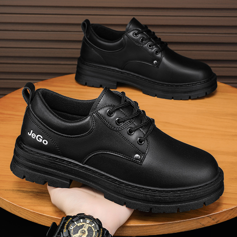 Botas Martin para hombre de verano nuevos zapatos de hombre impermeables, antideslizantes, zapatos de trabajo casuales para hombres, zapatos de moda para hombres