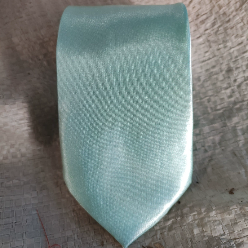 Tie (Yazhi) 8 cm Width, Handmade Business Necktie, Plain Satin Look, Multi-Color Options