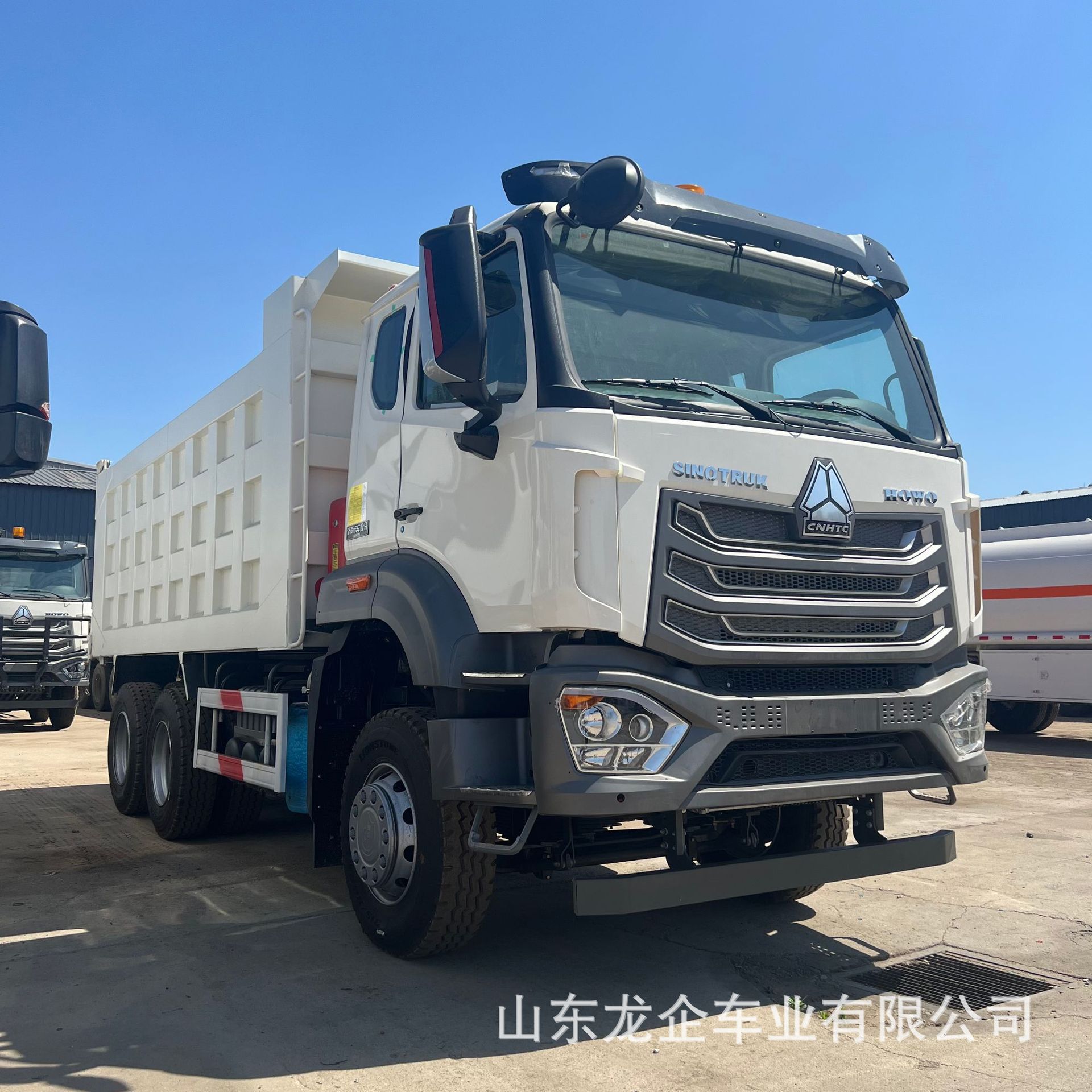 Factory Cross-Border African Howo Nx371 Dump Truck 10-Wheel Earthmoving Vehicle Engineering Transport Rear-Dump Self-Unloading Dump Truck
