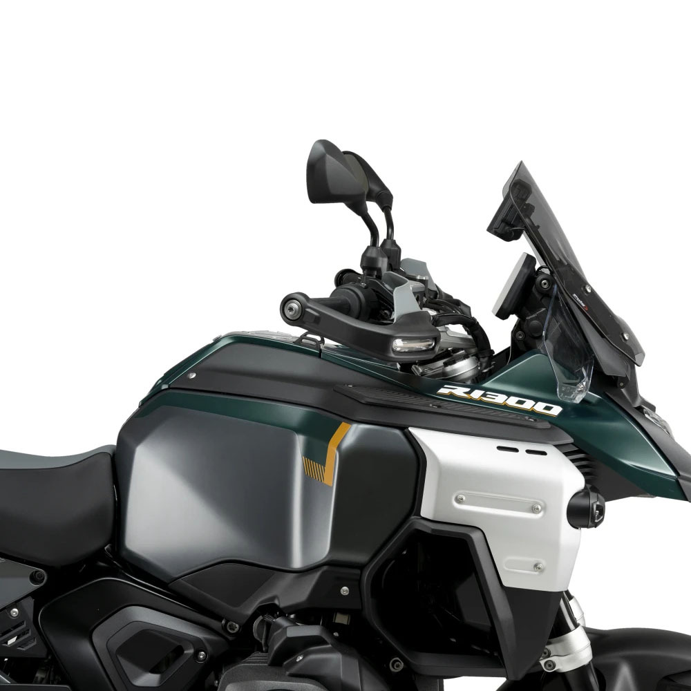 Suitable for Bmw R1300Gs Modified Height-Increasing Windshield, Waterbird 1300Gs Windshield Glass Small Windscreen Front Wind Deflector