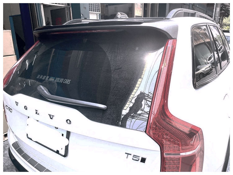 Universal Sedan Rear Wing No-Drill Modification Legal for Lynk & Co 05 Exterior Rubber Blade Spoiler Wholesale