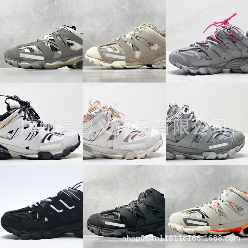 High-Quality Wholesale Track Low-Top Retro Dad Shoes Casual Sneakers Balenc Cross-Border Exclusive