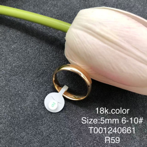 Acero inoxidable color 18k 5mm