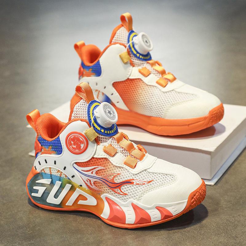 National Wave 2025 verano nuevos zapatos de malla para niñas, zapatos deportivos para correr transpirables, zapatos de baloncesto antideslizantes y resistentes al desgaste para niños