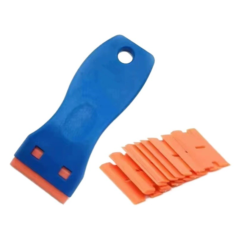 Поставка синий скребок мобильный телефон ремонт экрана фильм портативный инструмент для очистки стекла автомобиля скребок обеззараживание аксессуары