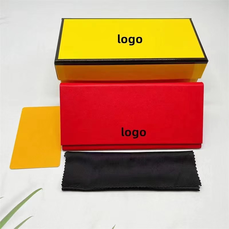现货批发新款高档品牌眼镜盒时尚大气太阳镜盒墨镜盒整套包装盒|undefined