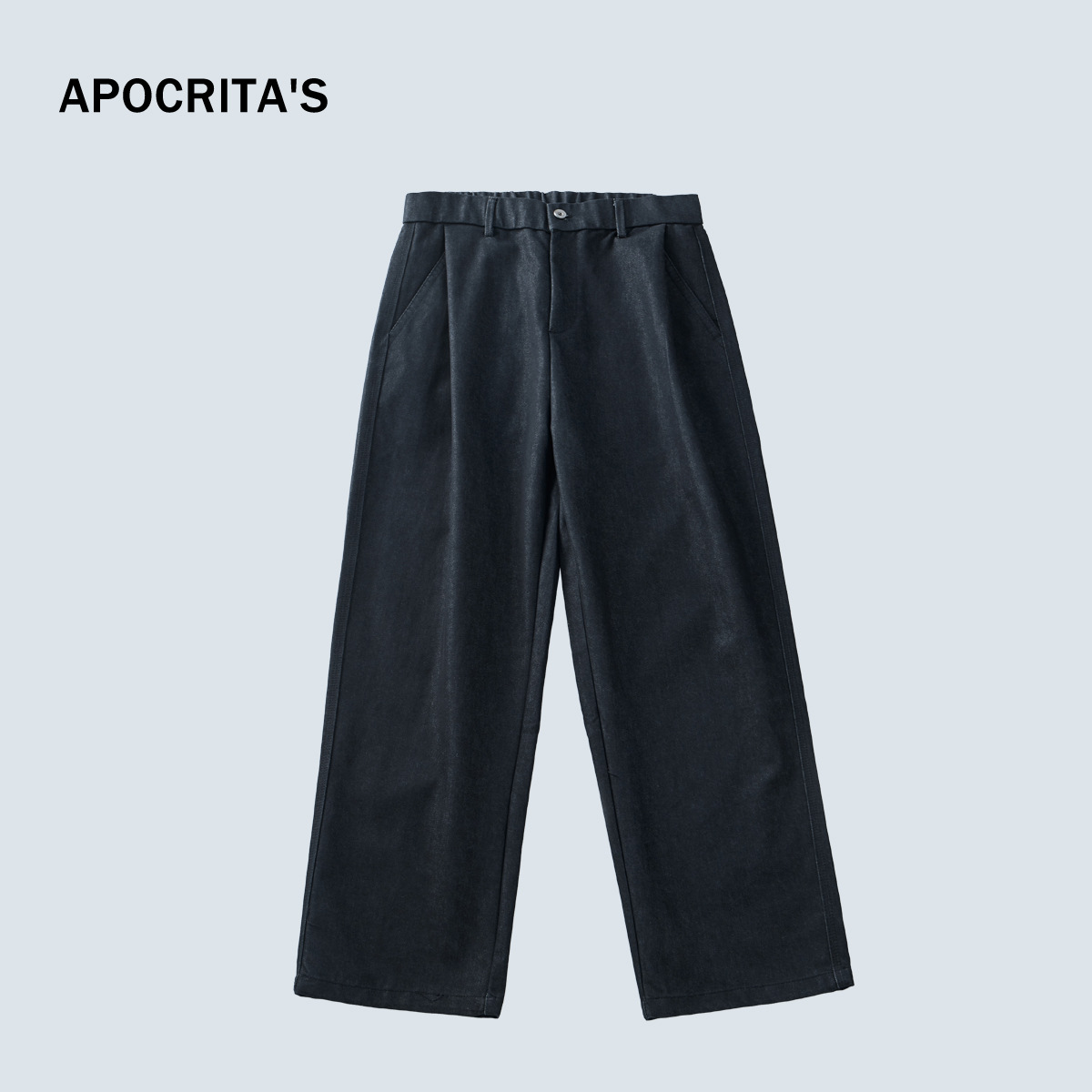 Sin devoluciones ni cambios【Liquidación por tiempo limitado a un precio súper bajo】Pantalones casuales holgados y rectos para hombre APO, para otoño e invierno