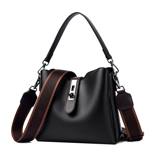 2024 Hand-held Bucket Bag for Women, Multi-layer New Simple Contrast Color Large Capacity Shoulder Bag, Cross-body Bag for International Shipping