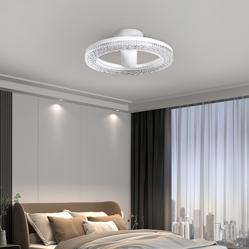 LED lámpara de ahorro de energía superbrillante e27 tornillo iluminación doméstica luz tricolor lámpara de cristal redonda lámpara de plato volador