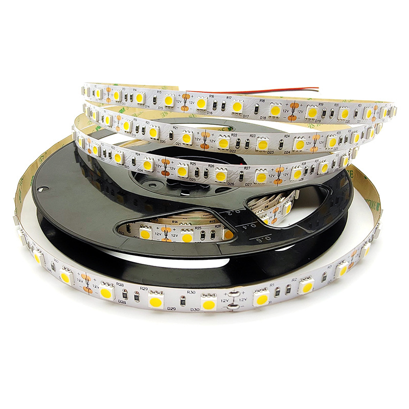 Tira de luz de 12V autoadhesiva 5050 barra de luz blanda de bajo voltaje fabricante de vitrina de luces lineales para exhibición de LED, fabricante de luces LED regulable al mayorista