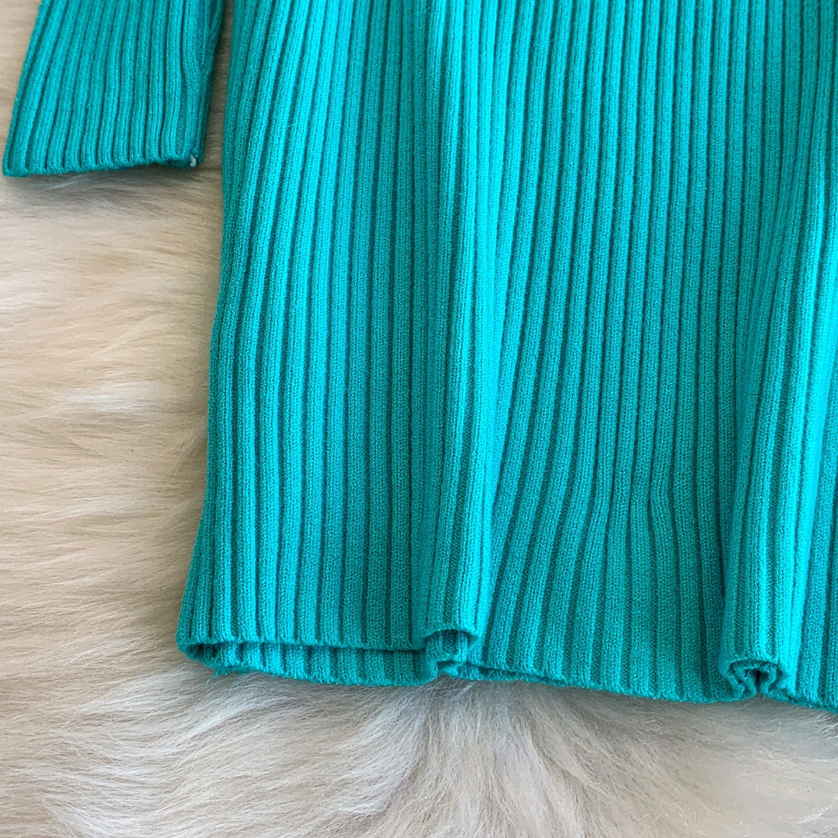 Women's Ribbed Sweater Dress Midi Slimming Knit Dress For Women_voghion.com