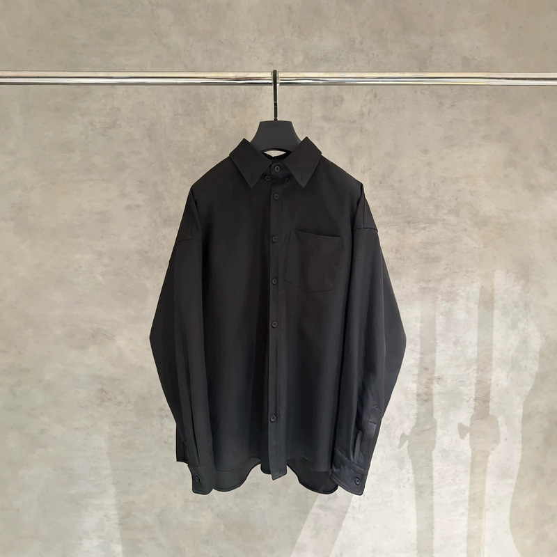 Top-Quality Paris B Brand Oversized Embroidered Shirt, Unisex, Matching Pattern and Design, Long Sleeves Top-Quality Paris B Brand Oversized Embroidered Shirt, Unisex, Matching Pattern and Design, Long Sleeves