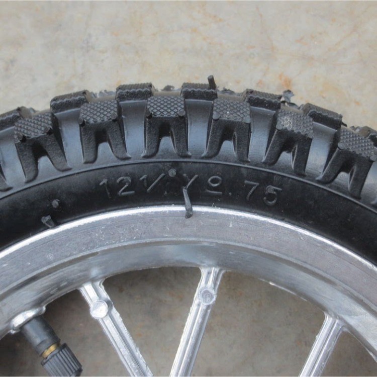Mini motorcycle accessories 49CC Little Apollo 12 1/2X2.75 off-road tire with wheel hub