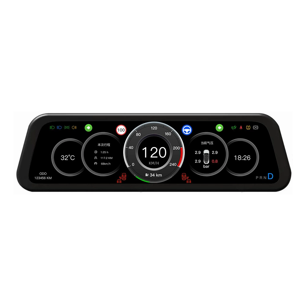 Совместимо с Tesla, умный ЖК-дисплей 9,6 дюйма