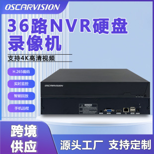 36路nvr硬盘录像机高清监控摄像头视频数据存储实时回放监控主机-阿里巴巴