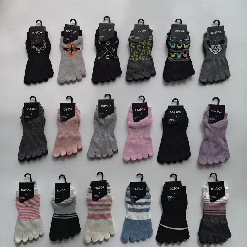 New Style Anti-Slip Pilates Yoga Socks for Women, Split-Toe Socks, Open-Back Five-Toe Socks, Indoor Sports Training Socks