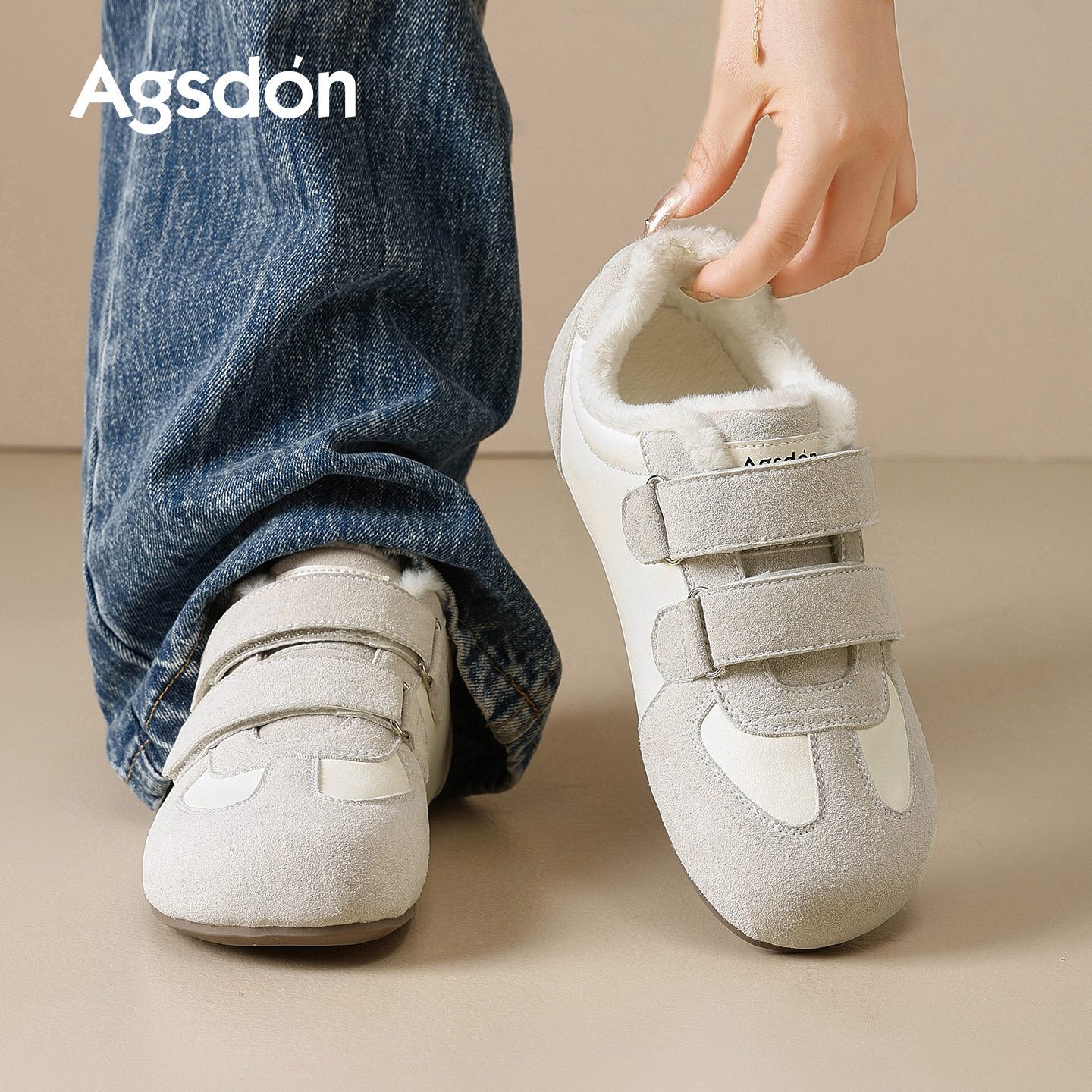 Zapatos de entrenamiento de leopardo de la antigua mujer 2025 nuevo invierno con suela gruesa de algodón velcro botas de nieve deportivas