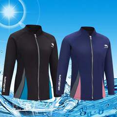 2mm New Warm Women's Diving Top Split Women's Diving Suit Outdoor Swimming Surfing Suit Factory Direct Sales R020 